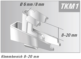 Trägerklammer