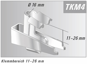 , Trägerklammer TKM Kroko 4